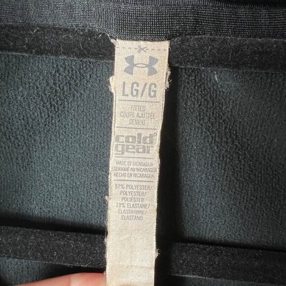 Under Armour Women's‎ Qualifier Half-Zip Running Top Black Size large - Picture 6 of 9